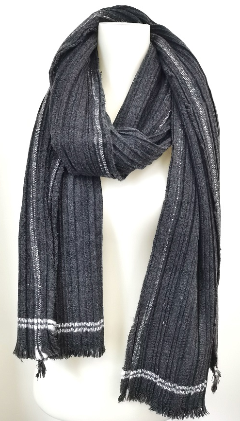 90%Polyester&10%Acrylic Scarf