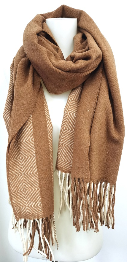 30%Wool&30%Viscose&40%Polyester Scarf