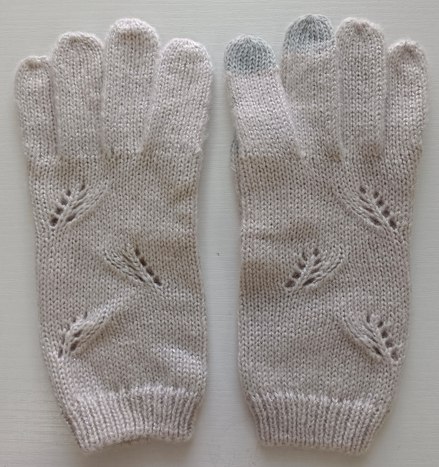 96%Acrylic&4%Metallic Fibres Gloves